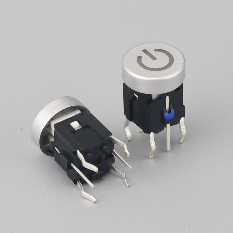 JC-TS6610.3D-63-帶燈輕觸開關