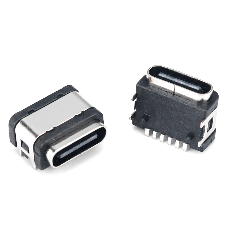 TYPE-C 6P四腳插件8.1H防水-TYPE-C